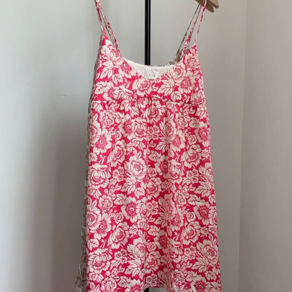 Aritzia Women's Pink Dress Aritzia Wilfred tank dress mid length